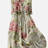 Carolina | Vestido Midi Floreado con Lazo Mujer