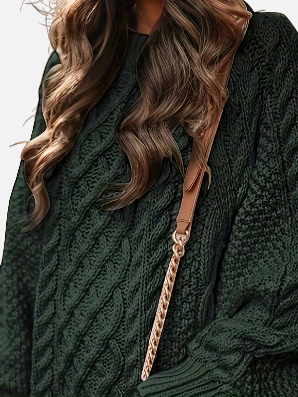 Mariana | Vestido Suéter de Invierno Oversize Mujer