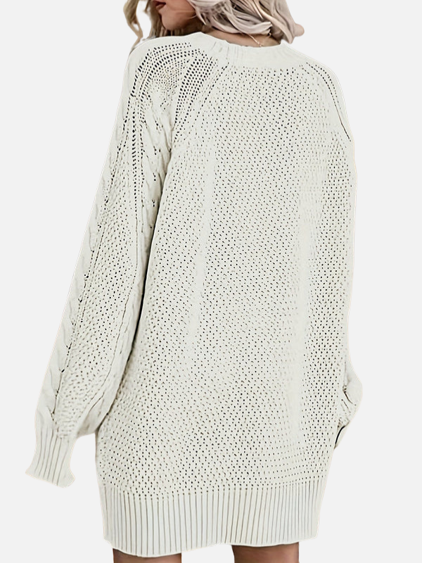 Mariana | Vestido Suéter de Invierno Oversize Mujer