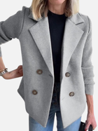 Andrea | Blazer con Mangas Tejidas y Doble Botonadura 7