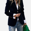 Guadalupe | Blazer de Terciopelo Entallado para Mujer