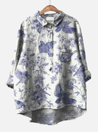 Beatriz | Blusa Estampada Holgada con Bolsillo Mujer 8