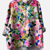 Beatriz | Blusa Estampada Holgada con Bolsillo Mujer