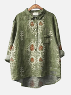Beatriz | Blusa Estampada Holgada con Bolsillo Mujer 5