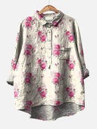 Beatriz | Blusa Estampada Holgada con Bolsillo Mujer 7