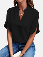 Carolina | Blusa Manga Corta con Cuello Mao y Escote V 3