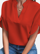 Carolina | Blusa Manga Corta con Cuello Mao y Escote V 5