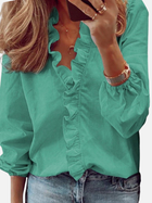 Sofía | Blusa Manga Larga con Escote en V y Volantes 3