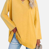 Adriana | Blusa Oversize con Escote en V Manga Larga
