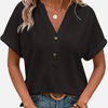Andrea | Blusa Texturizada Manga Corta con Escote en V