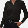 Cristina | Blusa de Botones Manga Larga para Oficina