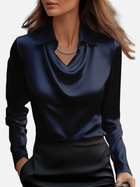 Elena | Blusa de Satén Manga Larga con Cuello Mujer 2