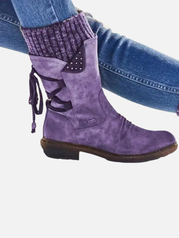 Natalia | Botas Ortopédicas Planas para Mujer