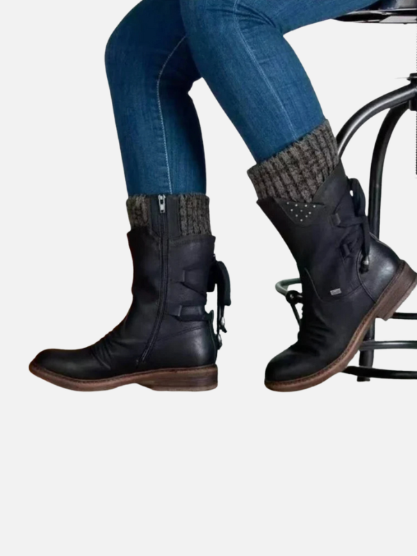 Natalia | Botas Ortopédicas Planas para Mujer
