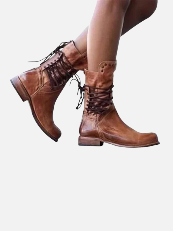 Guadalupe | Botas Ortopédicas con Cordones para Mujer