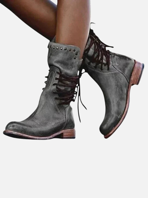 Guadalupe | Botas Ortopédicas con Cordones para Mujer