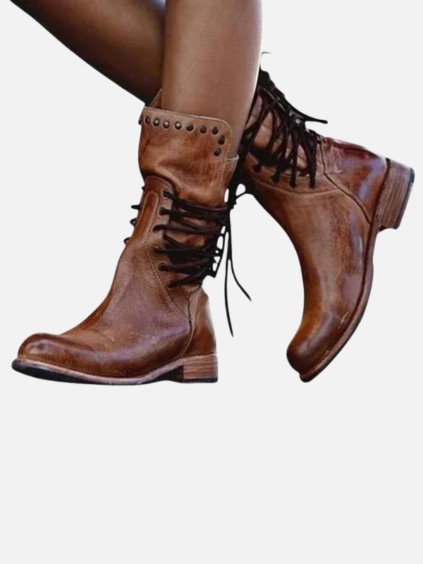 Guadalupe | Botas Ortopédicas con Cordones para Mujer