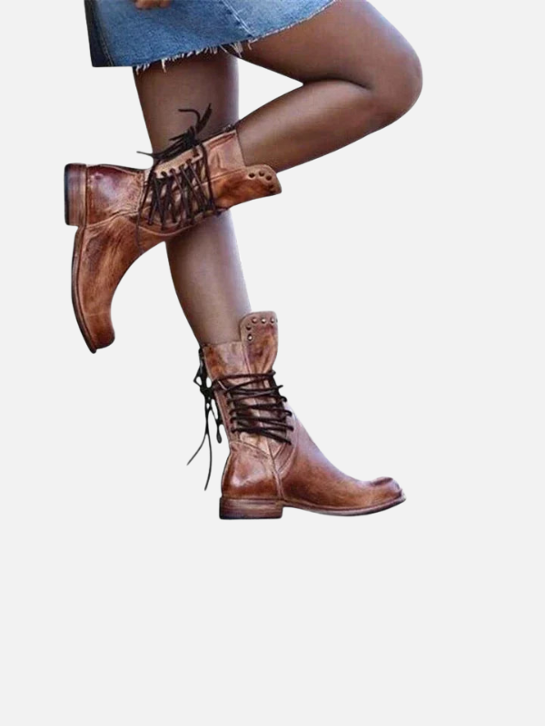 Guadalupe | Botas Ortopédicas con Cordones para Mujer