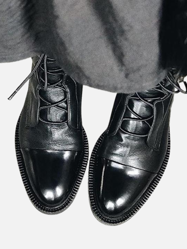 Leticia | Botas Ortopédicas con Cordones para Mujer