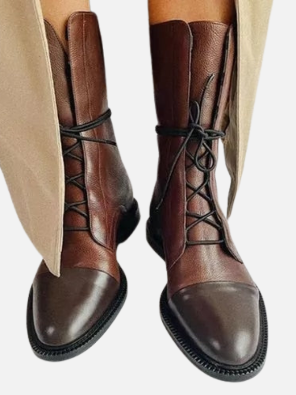Leticia | Botas Ortopédicas con Cordones para Mujer