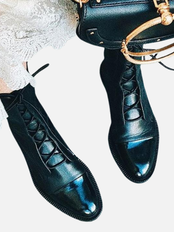Leticia | Botas Ortopédicas con Cordones para Mujer