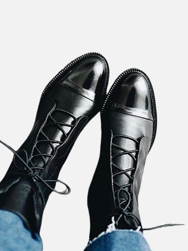 Leticia | Botas Ortopédicas con Cordones para Mujer