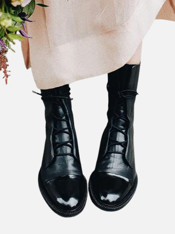 Leticia | Botas Ortopédicas con Cordones para Mujer