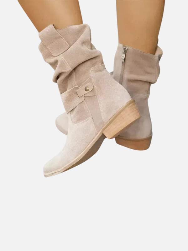Andrea | Botas Ortopédicas de Tacón Bajo para Mujer