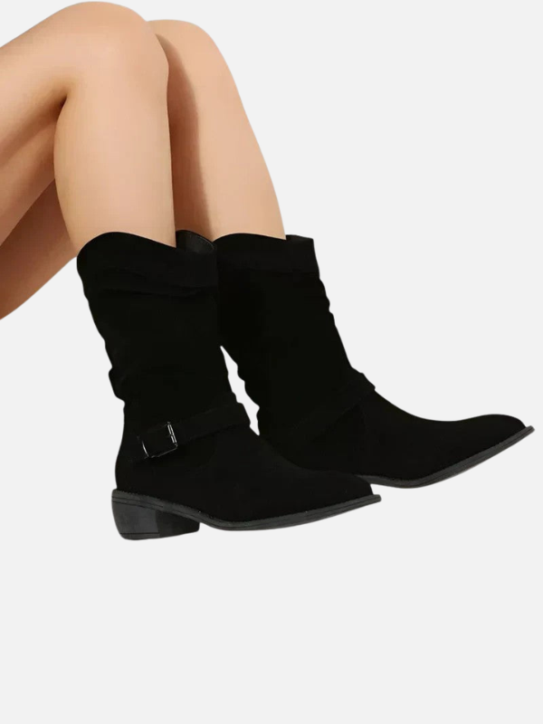 Andrea | Botas Ortopédicas de Tacón Bajo para Mujer