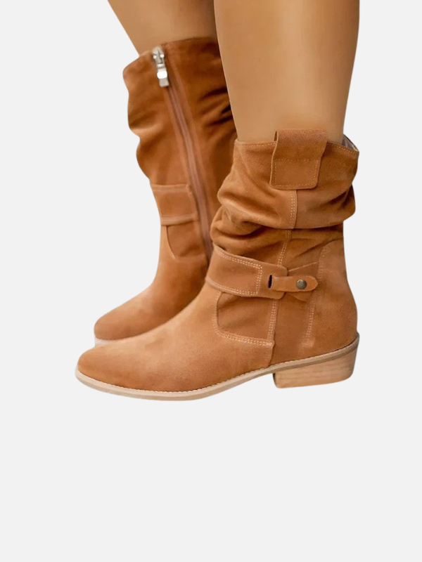 Andrea | Botas Ortopédicas de Tacón Bajo para Mujer