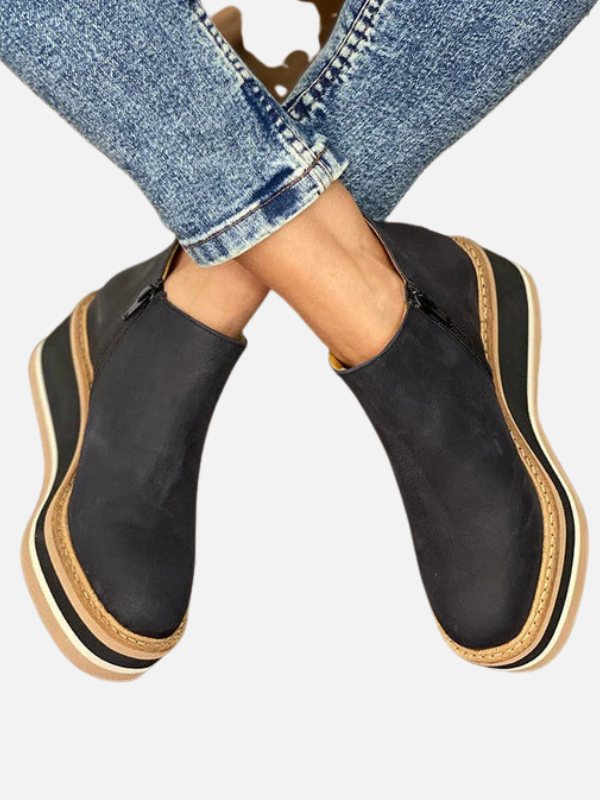 Renata | Botines Ortopédicos de Plataforma para Mujer