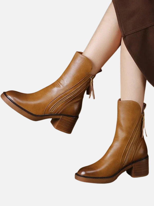 Verónica | Botines Ortopédicos de Tacón para Mujer