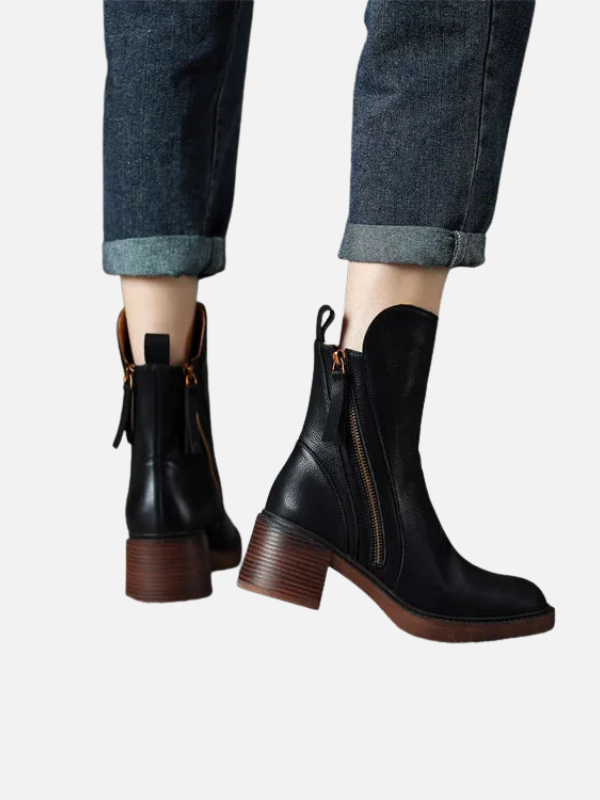 Verónica | Botines Ortopédicos de Tacón para Mujer