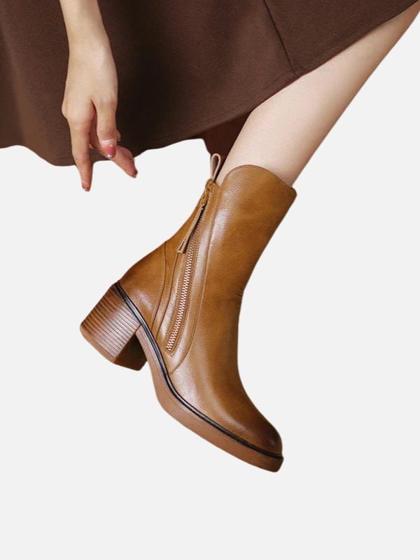 Verónica | Botines Ortopédicos de Tacón para Mujer