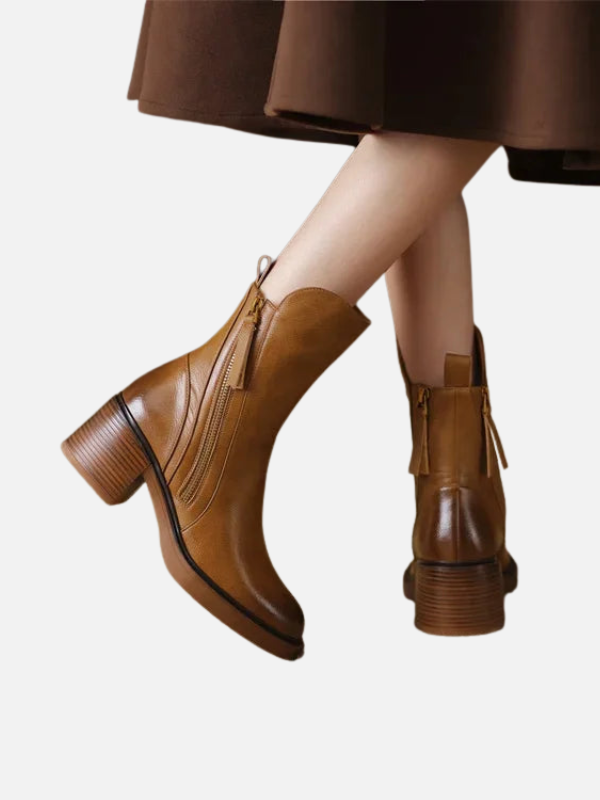 Verónica | Botines Ortopédicos de Tacón para Mujer