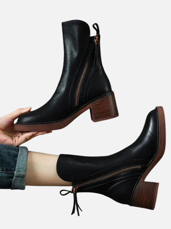 Verónica | Botines Ortopédicos de Tacón para Mujer