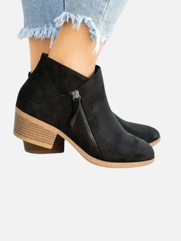 Rosa | Botines Ortopédicos de Tacón para Mujer