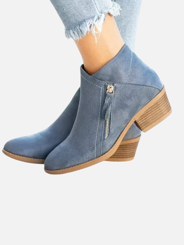 Rosa | Botines Ortopédicos de Tacón para Mujer