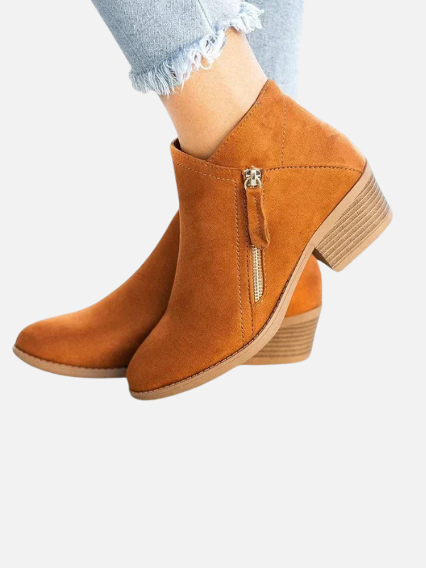 Rosa | Botines Ortopédicos de Tacón para Mujer