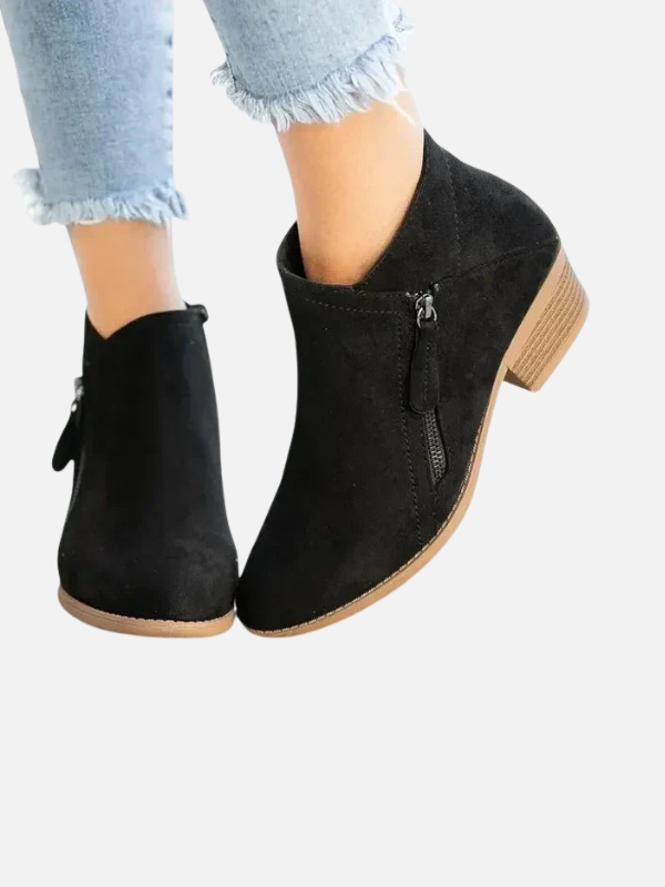 Rosa | Botines Ortopédicos de Tacón para Mujer