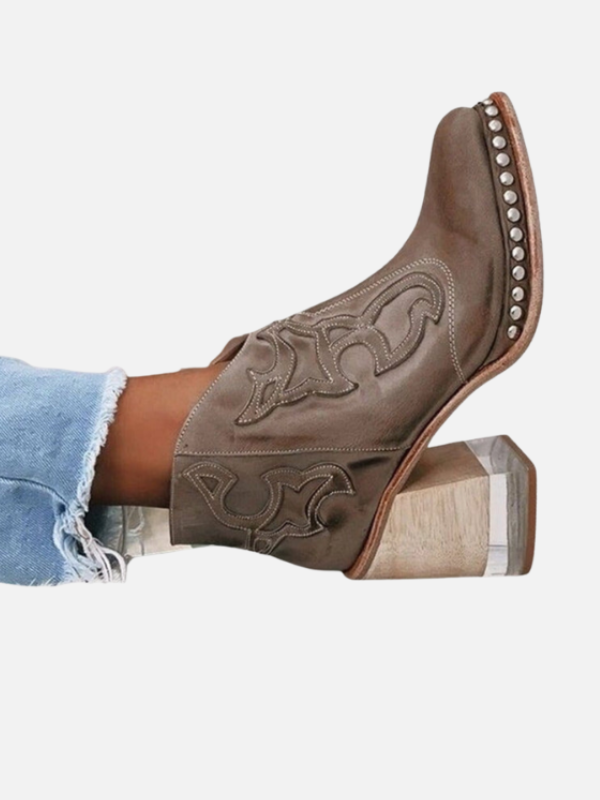 Claudia | Botines Vaqueros Ortopédicos de Tacón Alto