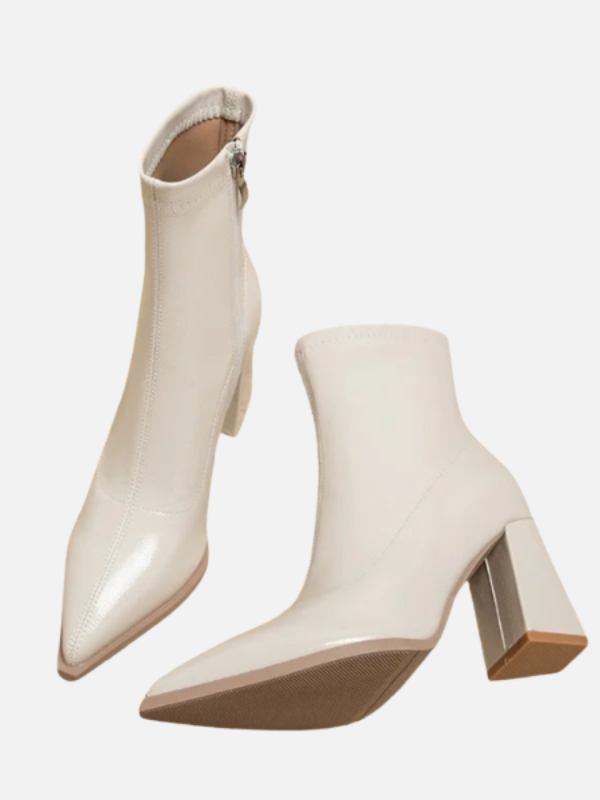 Ana | Botines de Tacón Cuadrado para Mujer
