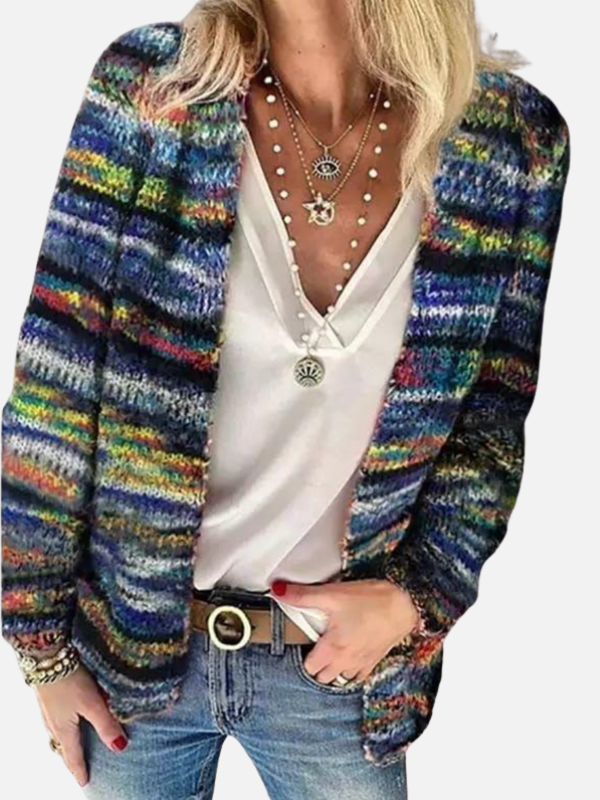 Adriana | Cárdigan Multicolor Tejido para Mujer