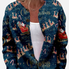 Marisol | Cárdigan Navideño Estampado con Botones