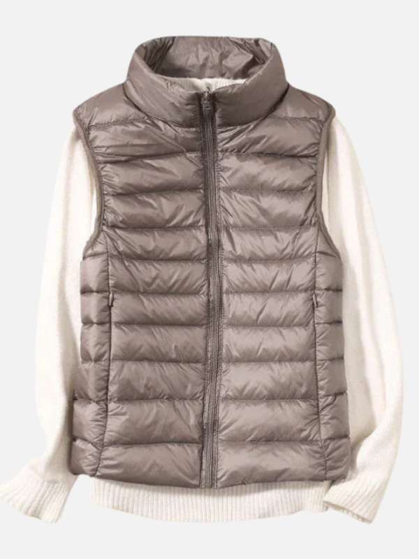 Diana | Chaleco Acolchado Ligero con Cuello Alto Mujer