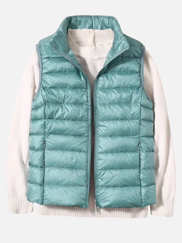 Diana | Chaleco Acolchado Ligero con Cuello Alto Mujer