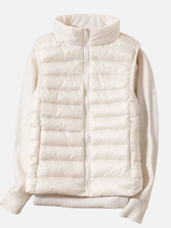 Diana | Chaleco Acolchado Ligero con Cuello Alto Mujer