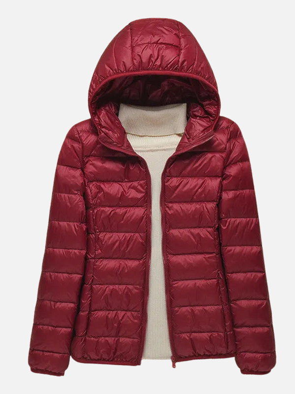 Mariana | Chamarra Acolchada Ligera con Capucha Mujer