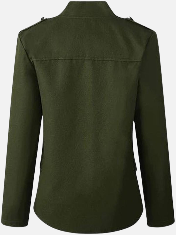 Valentina | Chaqueta Militar Corta con Botones Mujer