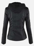 Alejandra | Chaqueta de Cuero Sintético con Capucha Mujer 5